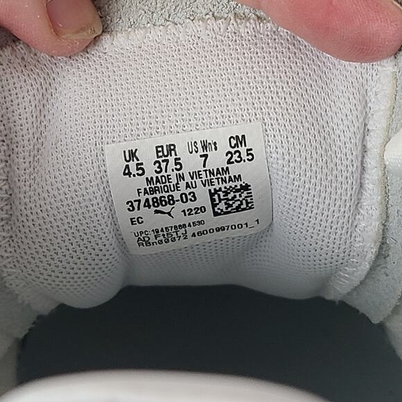 Puma Eris Fantasy Lace Up Women's Sneaker Whisper White Size 7 - Picture 7 of 9